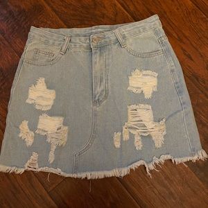 Denim skirt